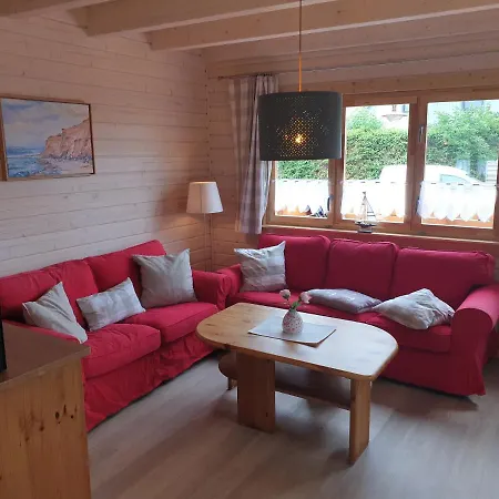 Blockhaus - De Lüt Holt Hus Semesterbostad Born